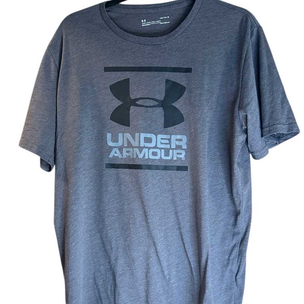 Under Armour Men's Charcoal Tshirt Lg